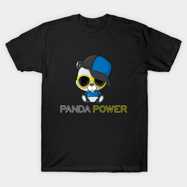 Panda Power T-Shirt by 99% Match